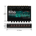 NEW BOSS EQ1208 4Band Preamp Car Audio Equalizer w/ Subwoofer Sub Output EQ Out