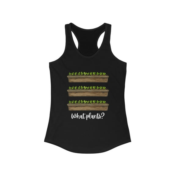 What Plants Tank, Women's Gardening Racerback Tank
