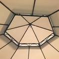 thumbnail image 6 of Garden Winds Replacement Canopy Top for South Bay Hexagon Gazebo - Riplock 350, 6 of 6