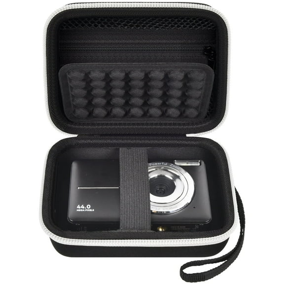 Digital Camera Case，Camera Storage bag Vlogging Cameras Storage Holder for Accessories (Box Only)-Black