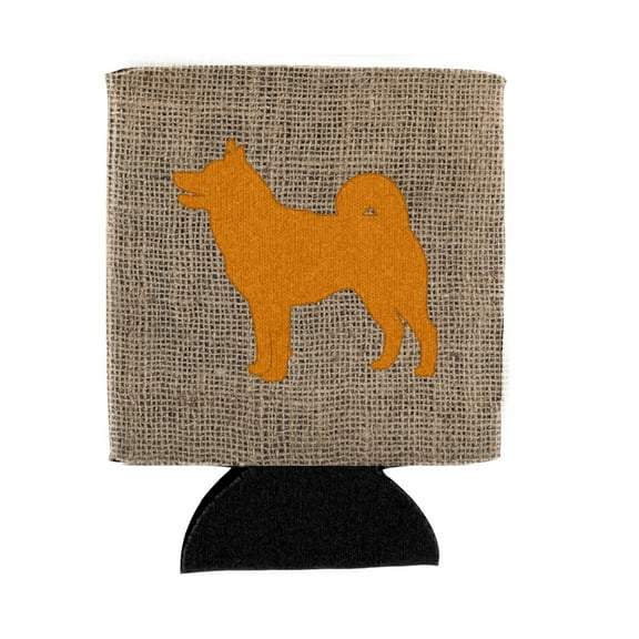 Shiba Inu Burlap and Orange BB1067 Can or Bottle Hugger