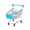 Blue, variant on Mini Shopping Cart, Supermarket Hand Trolley Shopping Utility Cart Storage Basket, Mini Supermarket Storage Toy Decorative Ornaments for Storage Toys