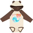 thumbnail image 3 of Inktastic I'm the Big Sister- cute whale with heart Girls Long Sleeve Baby Bodysuit, 3 of 5