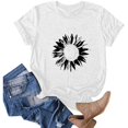 thumbnail image 2 of Birdeem T-Shirt Blouse à Manches Courtes à Col Rond Imprimé pour Femmes Grande Taille, 2 of 8