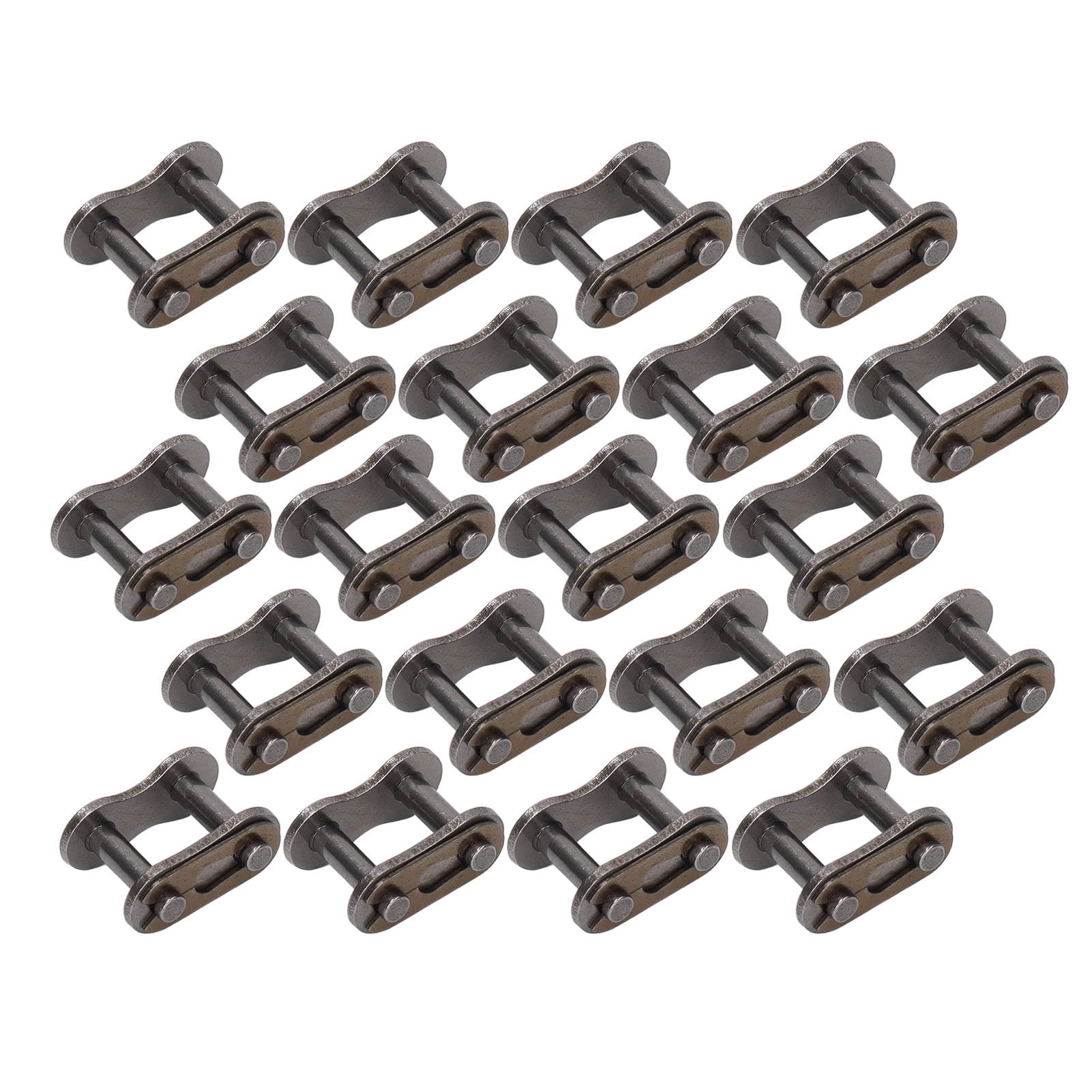 Roller Chains Connector, Easy Installation 20Pcs Master Chain Link Firm