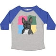 thumbnail image 3 of Inktastic Blue French Bull Dog Boys or Girls Toddler T-Shirt, 3 of 5