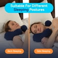 Sunshine Pillows Ergonomic Support Travel Neck Pillow for Sleeping