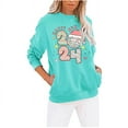 thumbnail image 1 of Amzcrzy Chandails en Molleton pour Femmes Chandail en Molleton de Noël Mode Décontractée Manches Longues Col Rond Chandail en Molleton avec Poche Blouse Chandails en Molleton pour Femmes Chandails en Molleton et Chandails à Capuchon pour Femmes m, 1 of 3