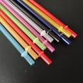thumbnail image 3 of 25PCS Reusable Plastic Straws 11" Long Hard Drinking Straws for Tumbler, Mason Jars, 3 of 4