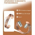 thumbnail image 6 of Wollet Solid Copper Magnetic Bracelets for Men Women, 6 of 7