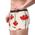 thumbnail image 2 of Gukieu Happy Canada Day Print Men's Boxer Briefs, High Elastic Moisture Wicking Boxer Briefs Underwear-Large, 2 of 5