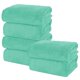 thumbnail image 1 of Set de 6 Toallas de Baño MOONQUEEN Premium de Microfibra y Terciopelo Coral, 1 of 7