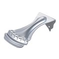 thumbnail image 1 of Silver Zinc Alloy Durable Tailpiece for Dobro 6 Strings Resonator Guitar, 1 of 5