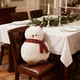 thumbnail image 4 of Almohada De Peluche Cojín navideño peludo de 45 cm con forma de árbol de Navidad, diseño de Papá Noel, muñeco de nieve y reno. Cojín para sofá (1 unidad)【B】 Rkxzt, 4 of 8