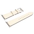 thumbnail image 4 of Correa de cuero para reloj inteligente, correa de repuesto Universal para reloj inteligente IWatch Series SE 8 7 6 5 4 3 2 1 38mm 40mm 41mm Beige, 4 of 5