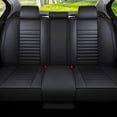 thumbnail image 2 of BaiCH Car Seat Covers, Breathable and Waterproof Faux Leather Automotive Seat Covers for Cars SUV Truck Sedan,Universal Anti-Slip Driver Seat Cover with Backrest (Full Seat, Black), 2 of 7