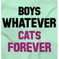 thumbnail image 2 of Boys Whatever Cats Forever Funny Women's Plus Size Graphic Tee Brisco Brands 3X, 2 of 5