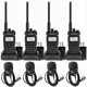 thumbnail image 1 of Walkie Talkies Retevis RT86S con micrófono de hombro (2da generación RT86), paquete de 4, 1 of 9
