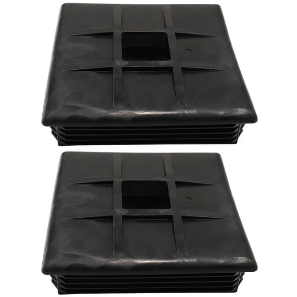 HEMOTON 2pcs Automotive RV Bumper End Caps 4 Inch Bumper Plugs End