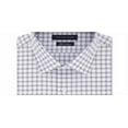 thumbnail image 5 of Tommy Hilfiger Men’s Slim Fit Non Iron Stretch Check Dress Shirts Blue/White Size 17.5-36/37, 5 of 6