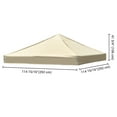 thumbnail image 5 of InstaHibit 10x10Ft Replacement Pop up Canopy Top Sunshade Cover Outdoor Patio, 5 of 12