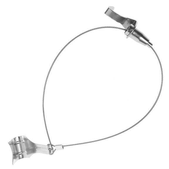 OUNONA  Hanging Wire for Picture Frames Painting Kit Hook Hanger Hooks Silver