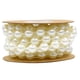 thumbnail image 1 of Guirnalda de cuentas redondas de 10 mm, cadena de perlas de imitación de plástico fijas, colgante para boda, accesorios de joyería, decoración de pulseras (beige, 2 m/rollo), 1 of 7