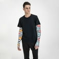 thumbnail image 4 of Yiaed Colorful Llama Print Arm Sleeves,Cooling UV Sun Protection Sports Compression for Men/Women, 4 of 6