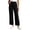 Black plus size wide leg pants a1, variant on Cagogo Women Plus Size Wide Leg High Waisted Trousers with Pockets Casual Loose Ankle Pants Streetwear Travel Work Lounge Outfits Fall Winter Clothes, Army Green M
