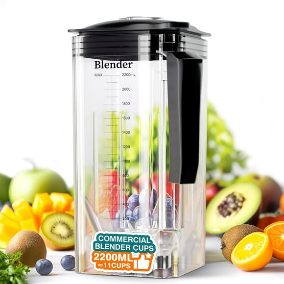 WantJoin - Copas de licuadora comercial profesional, solo para WantJoin K90, carcasa de sonido silen multicolor