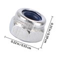 thumbnail image 2 of OUNONA Cage Nut Nut with Nylon Insert for Screw Fixing Components 100pcs, 2 of 6