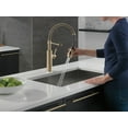thumbnail image 3 of Delta 18803-Dst Black High Arc Kitchen Faucet, 3 of 7