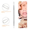thumbnail image 4 of Amdohai 2pcs Blackhead Tool Curved Acne Clip Facial Pimple Tweezer Comedone Cleaner Stainless Steel Blemish Extractor Remover Set, 4 of 6