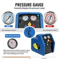 thumbnail image 4 of Three-Knob Self-Cleaning Portable Refrigerant Recovery Machine Oil-Less Freon Recycling Unit for Vapor Liquid Refrigerant, 4 of 8