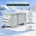thumbnail image 5 of RIVERGRIT Travel Trailer RV Cover, Camper Cover Upgraded 7 Layers 18-20FT, RV Accessories for Windproof Waterproof with 2Pcs Extra Straps & 4 Tire Covers, Blue, 5 of 11