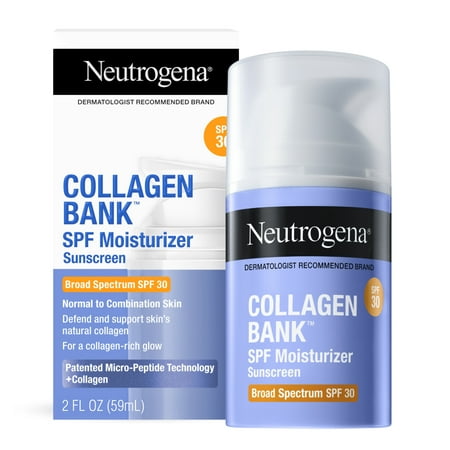 Neutrogena Collagen Bank Daily Face Moisturizer with SPF 30, 2 fl oz