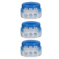 thumbnail image 1 of 314 Connector, Anti Rust 22-14 AWG Enough Quantity ABS Material 10Pcs Telephone Wire Connector Terminal  For Industry For Home, 1 of 8