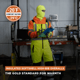 thumbnail image 3 of RefrigiWear HiVis Insulated Softshell High Bib Overalls - Reflective, Water-Resistant, 30°F Comfort Rating, Durable High-Visibility Workwear, 3 of 8