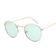thumbnail image 1 of Gafas de sol redondas pequeñas de Metal para mujer, gafas de sol clásicas de viaje de marca Vintage, gafas de sol Retro a la moda para mujer Tan Jianjun unisex, 1 of 2