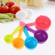 thumbnail image 2 of Juego de cucharas y tazas medidoras de silicona de grado alimenticio con cepillo raspador, perfecto para café y condimentos, 2 of 8