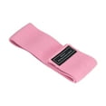 thumbnail image 1 of Bandes de Résistance des Hanches, Polyester Latex Soie Rose Bandes d'Entraînement Unisexes pour Débutant, 1 of 8