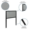 thumbnail image 6 of Flash Furniture Melbourne Metal Upholstered Twin Size Headboard in Light Gray Fabric, 6 of 11