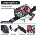 thumbnail image 2 of Tinyat Fanny Pack for Women Waterproof Belt Small Waist Bag Men Pouch for Traveling, 2 of 7