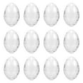 thumbnail image 1 of 12 huevos transparentes, huevos de Pascua rellenables, suministros para la búsqueda de Pascua, decoraciones para el hogar, cajas de dulces, canastas Claro, 1 of 8