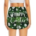 thumbnail image 4 of Goofa Happy Easter Printed Women 2 in 1 Running Shorts,Quick Dry Athletic Workout Shorts,High Waisted Athletic Shorts with Liner Pockets-XX-Large, 4 of 9