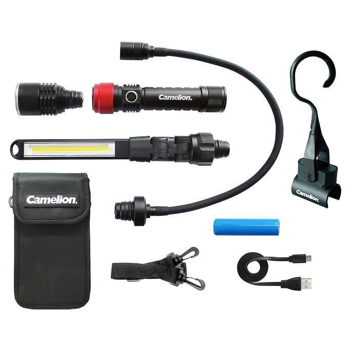 camelion 3-in-1 led rechargeable flashlight kit 3 in 1 Work Light Flexible To  Pocket Shop which is suitable for various situations Camelion 3-in-1 LED Rechargeable Flashlight