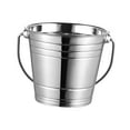 thumbnail image 3 of Cubo de hielo de acero inoxidable, Cubo de cerveza, contenedor de hielo para enfriar bebidas, bañera de Metal para bebidas para restaurante, jugo de 1500ML, 3 of 9