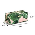thumbnail image 2 of Sophia Joy Organizer for Makeup, Travel Toiletries, Hair Accessories, Lotions, & Jewelry in Pink & Green Whimsy Palm Fashion Pattern with Signature Gold Hardware, 2 of 7