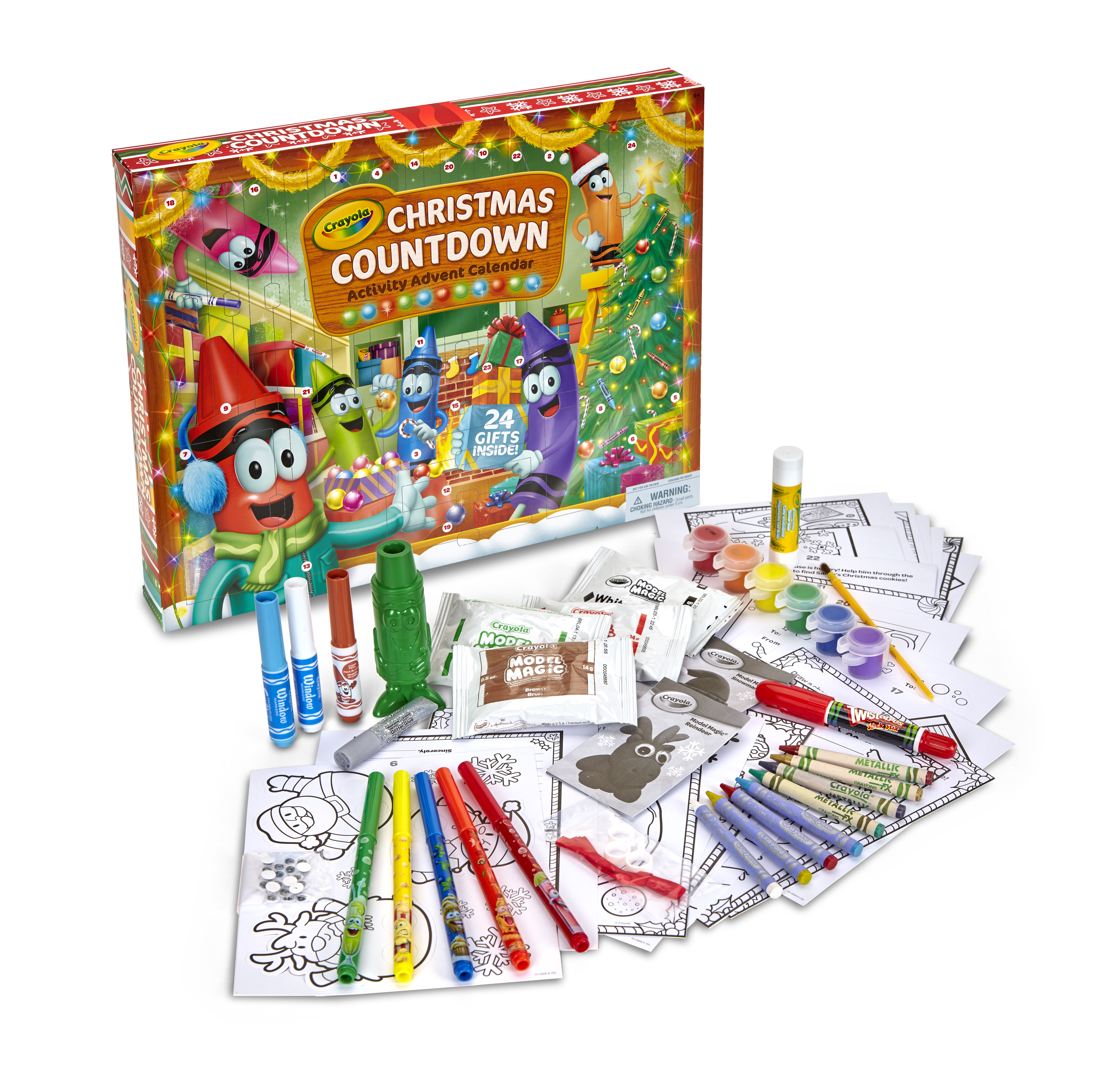 Crayola Christmas Countdown Activity Advent Calendar - Walmart.com Crayola Christmas Countdown Activity Advent Calendar - Walmart.com