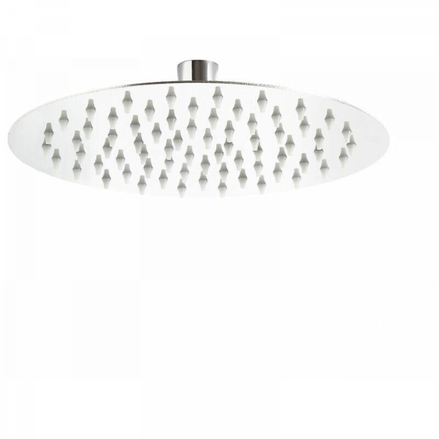 Round Shower Head 20 cm Head Rainfall Rainshower Shower Head Stainless Steel